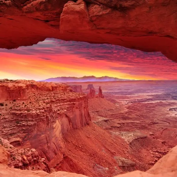 Colorful Sunrise At Canyonlands National Park
